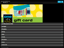 Tablet Screenshot of meadowbrookmall.com